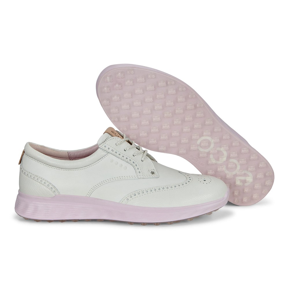 Zapatos De Golf Mujer - ECCO Spikeless S-Classic - Blancos - NSD945387